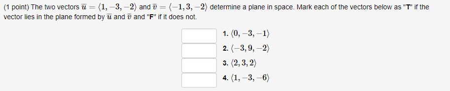 can this happen in the plane?)_ lfthey intersect, determine the point of