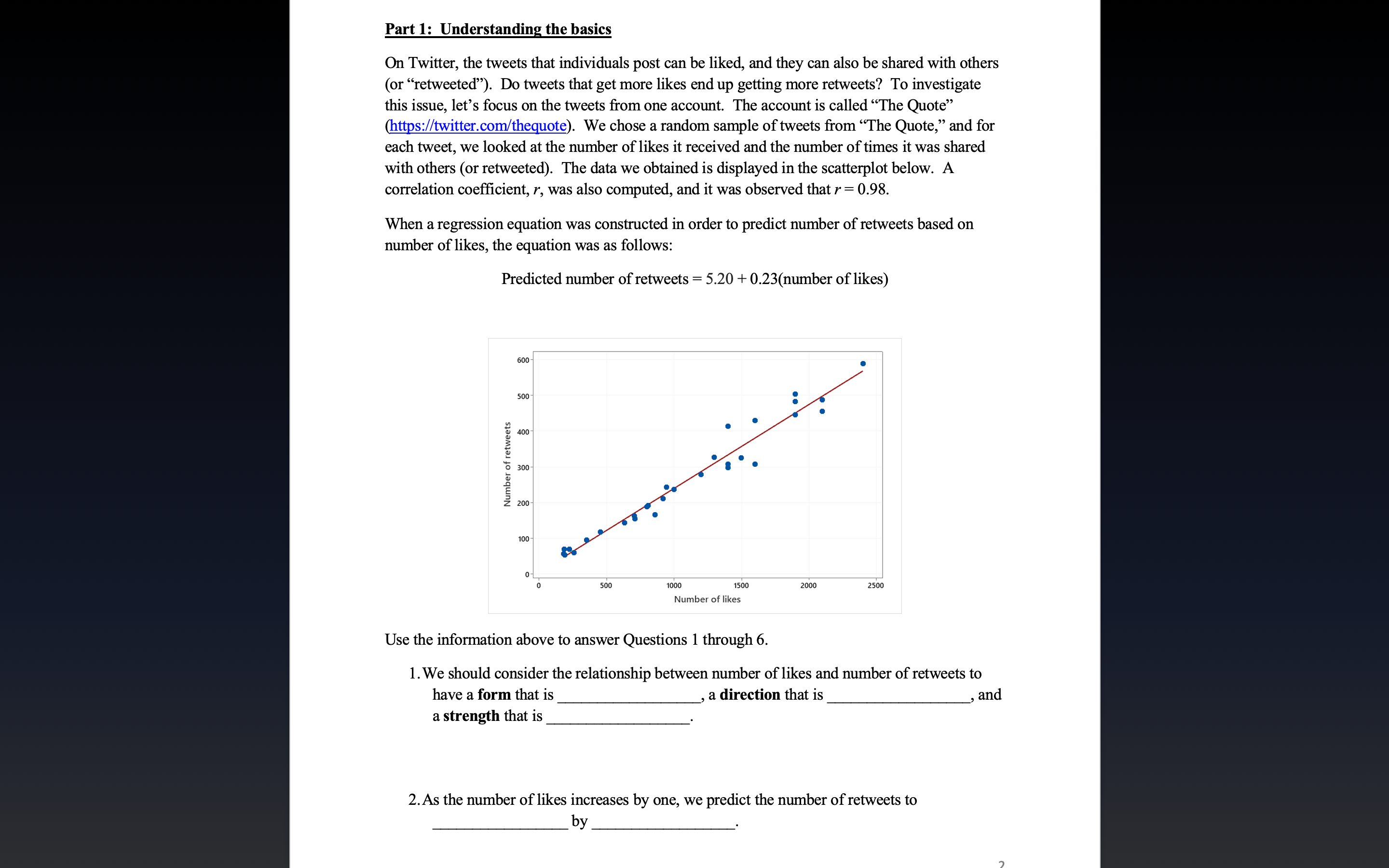 the tweets from one account. The account is called \"The Quote\" (h_ttgs://twitter.com/theguotet.