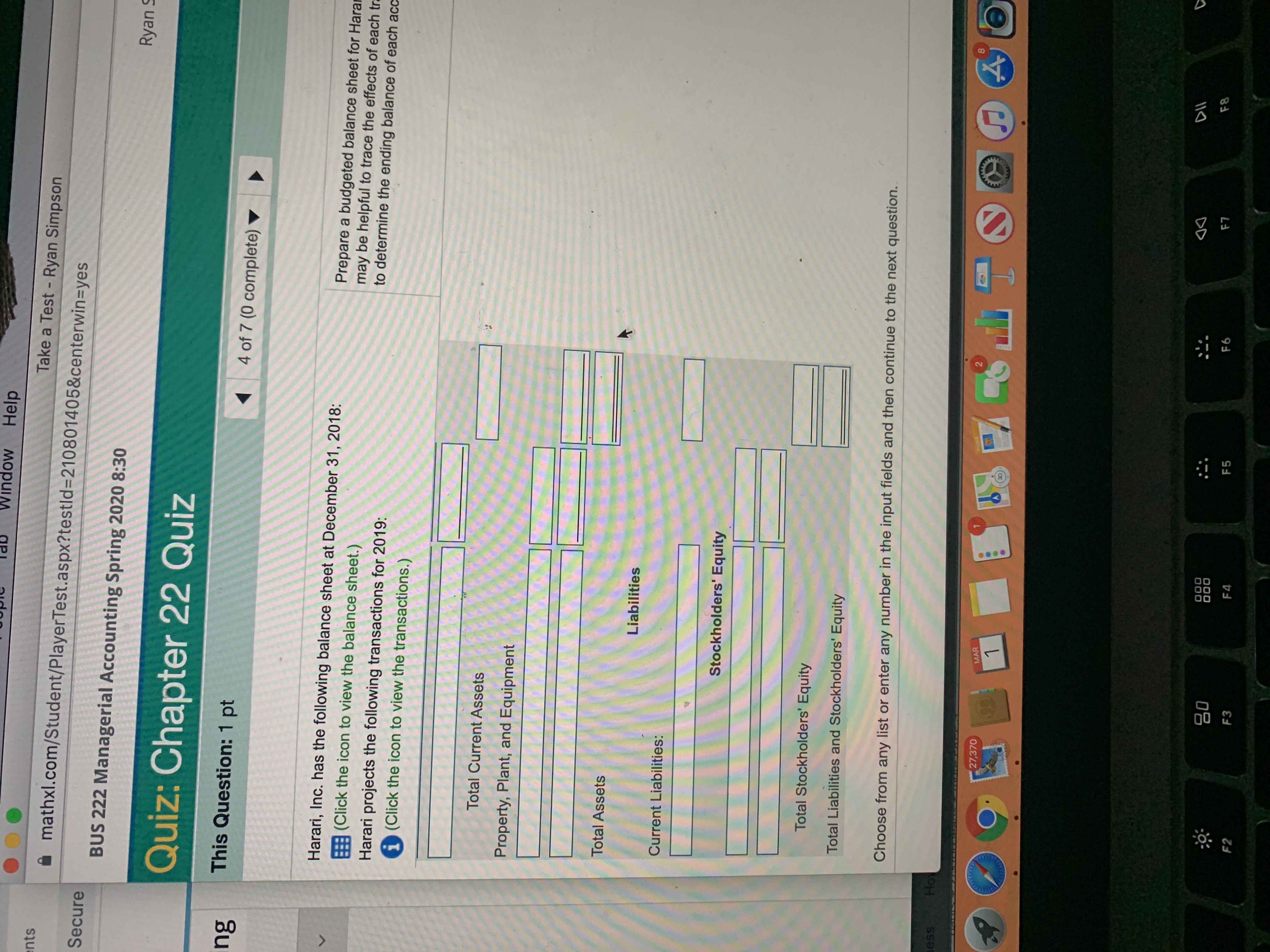 Payments on account, $5,500 Total cost of completed products, $12,850, which includes