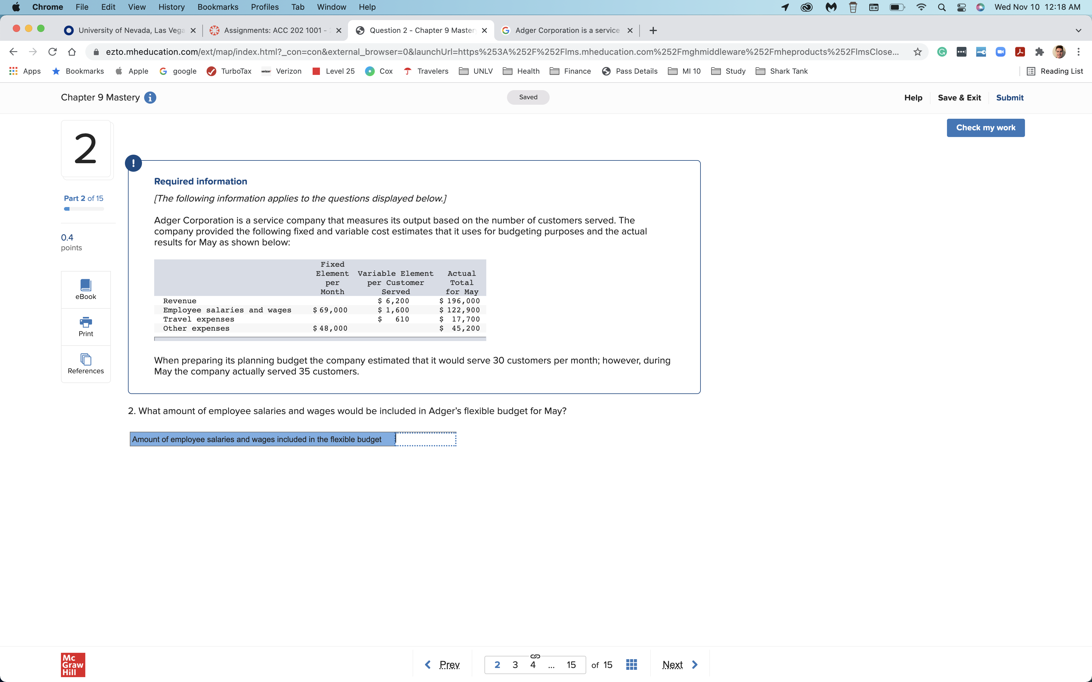  Chrome File Edit View History Bookmarks Profiles Tab Window Help 1