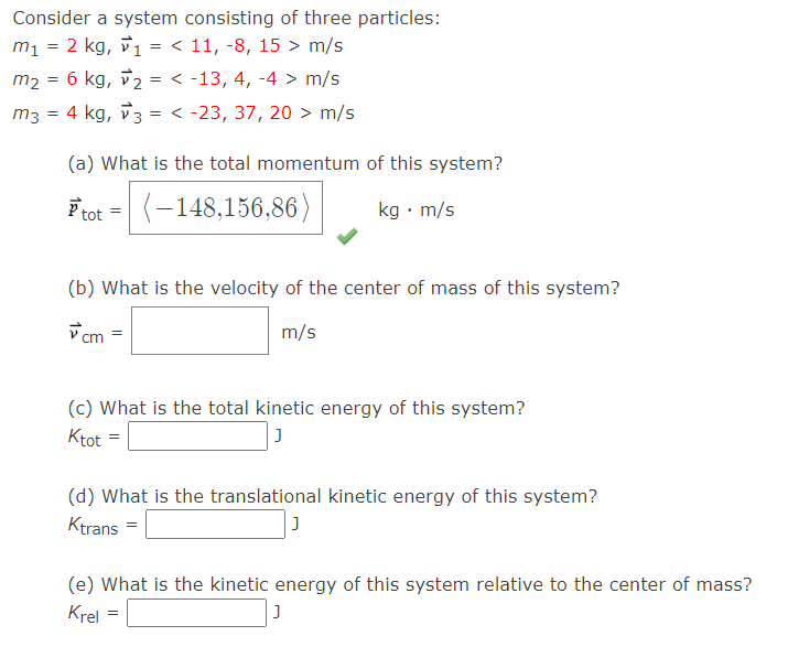 171 = mfs m2 = 6 kg, 172: mfs m3 = 4
