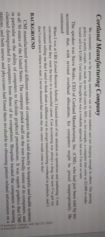 Every case has a problem, issue or opportunity to be identified. What