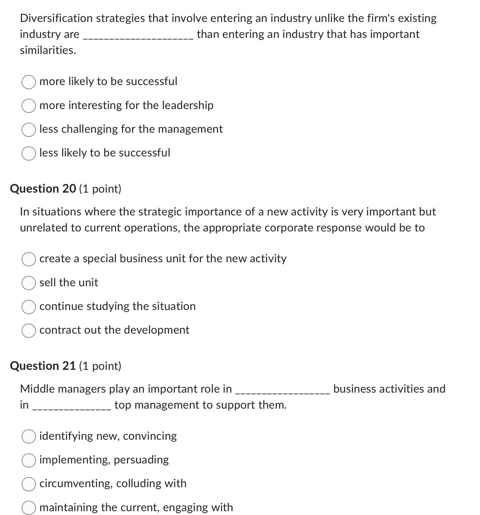 by providing 0 access to expensive funding O stringent guidelines for cross-selling