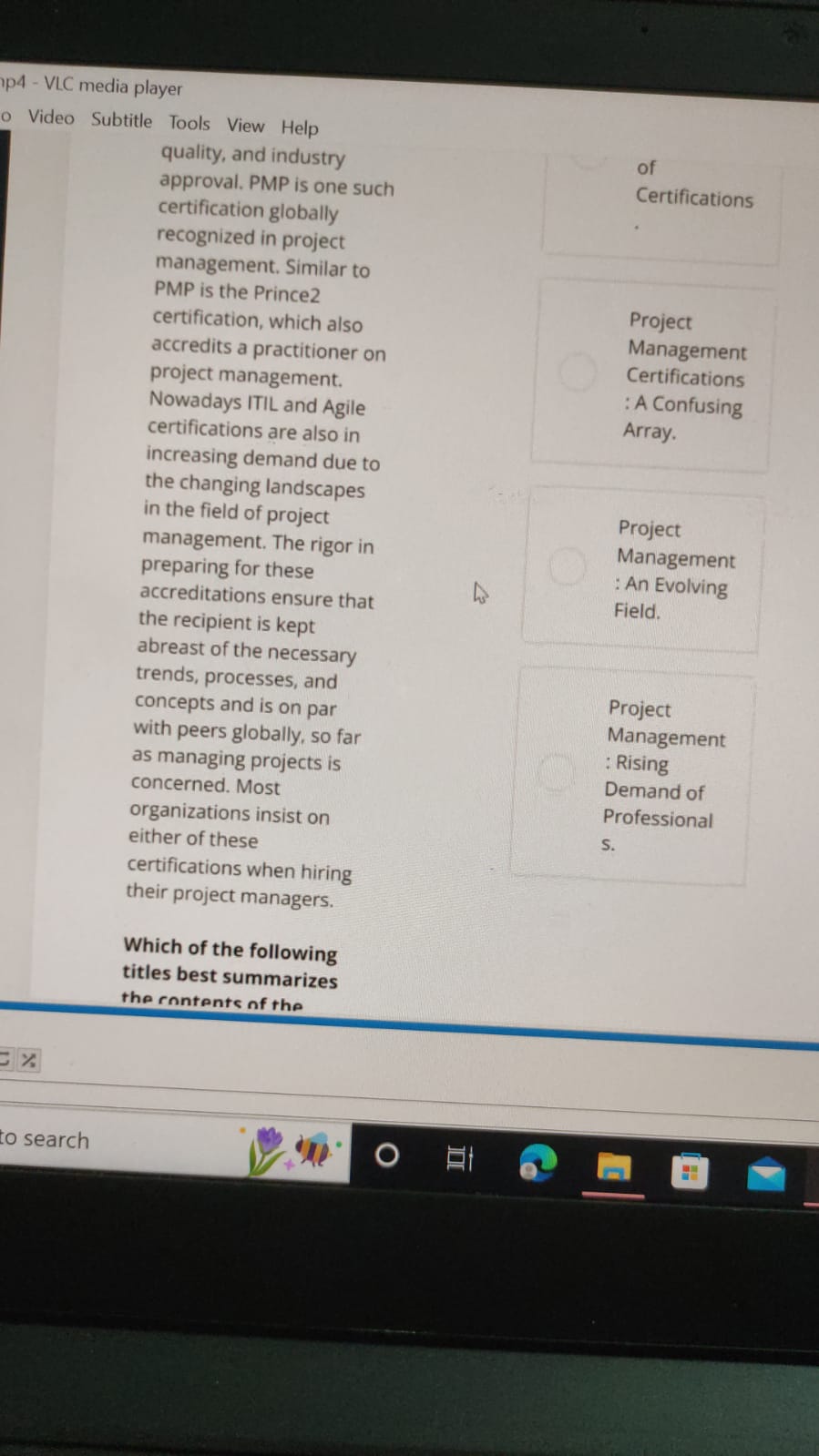 certification globally recognized in project management. Similar to PMP is the Prince2