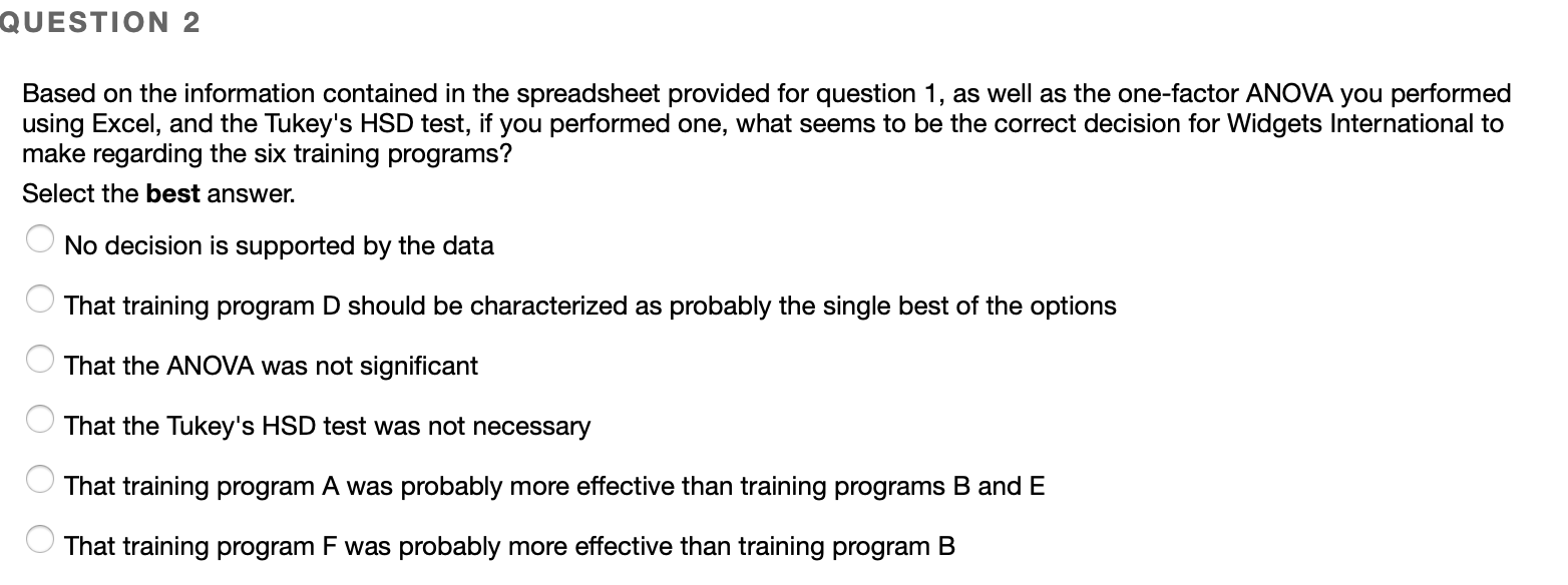 and Tukey's HSD test if appropriate. Fill in all the blanks in