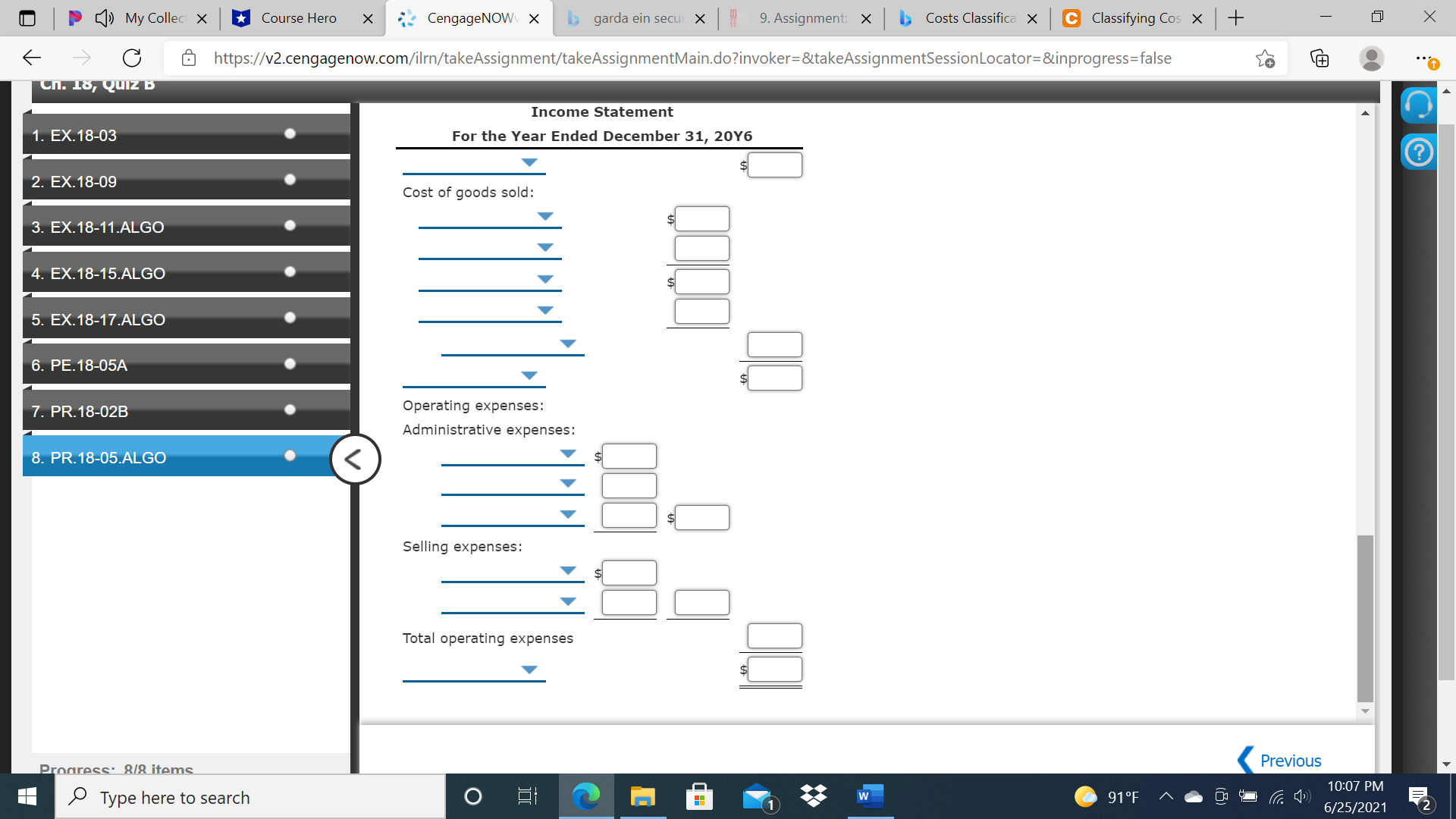 X > Costs Classifica X C Classifying Cos X + X C