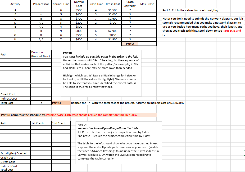1 D B, C 1 F D G 5 2 A Resources