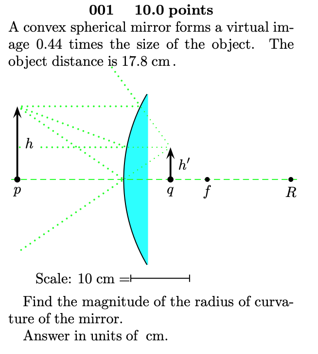 What is the distance between your eye and the image of the