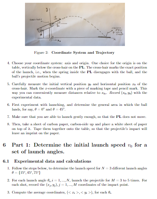  Figure 2: Coordinate System and Trajectory 4. Choose your coordinate system: