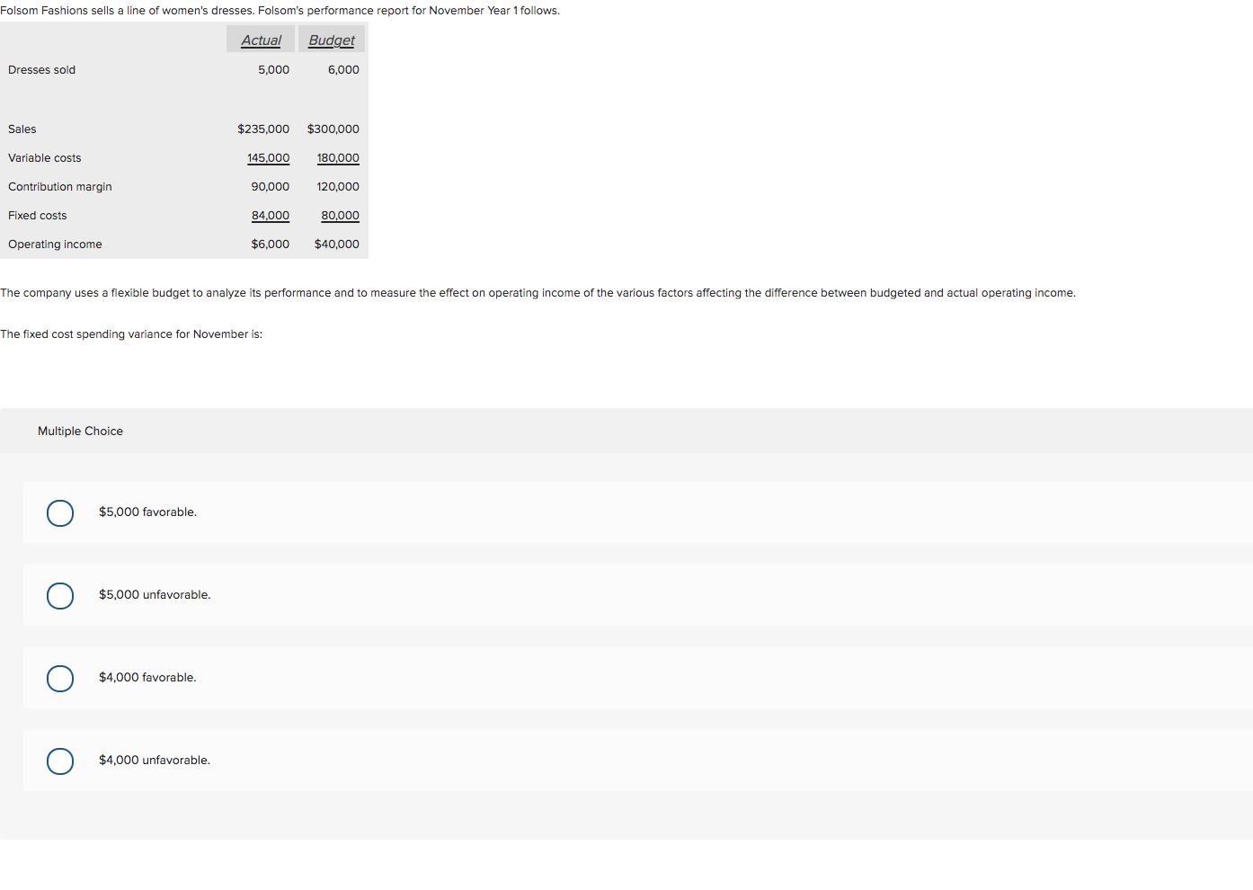145,000 180,000 Contribution margin 90,000 120,000 Fixed costs 84,000 80,000 Operating income