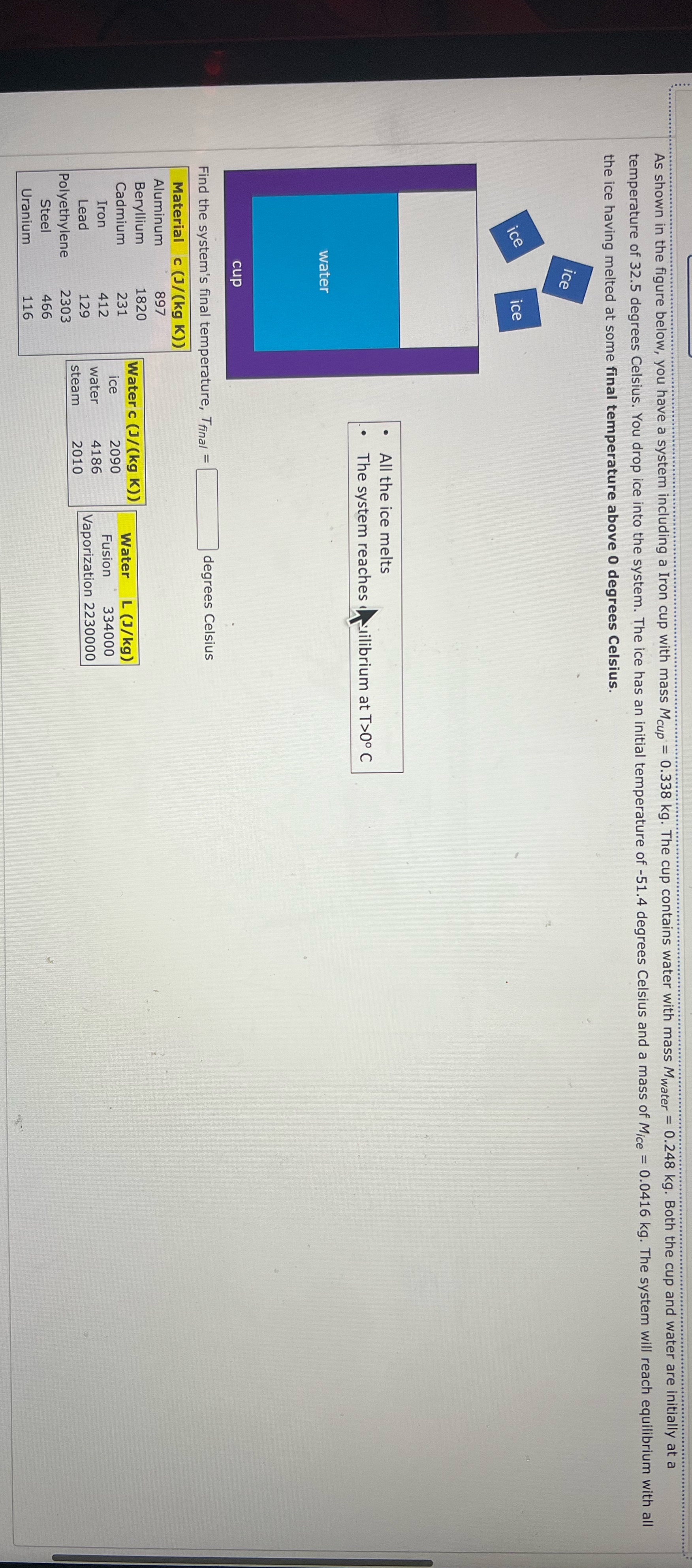  As shown in the figure below, you have a system including