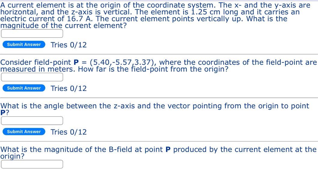 Hello. I need some help with this for my physics course. A