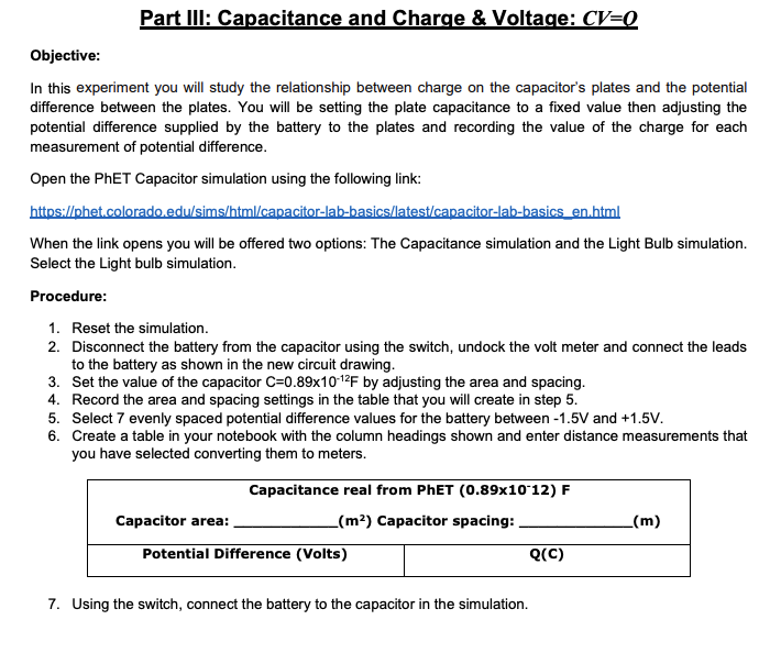 material. It has the ability to store charge and to release the