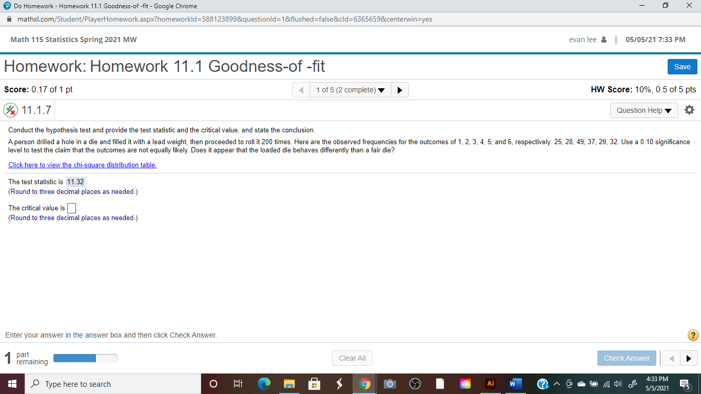 Please show your work with the entire problem I am very lost