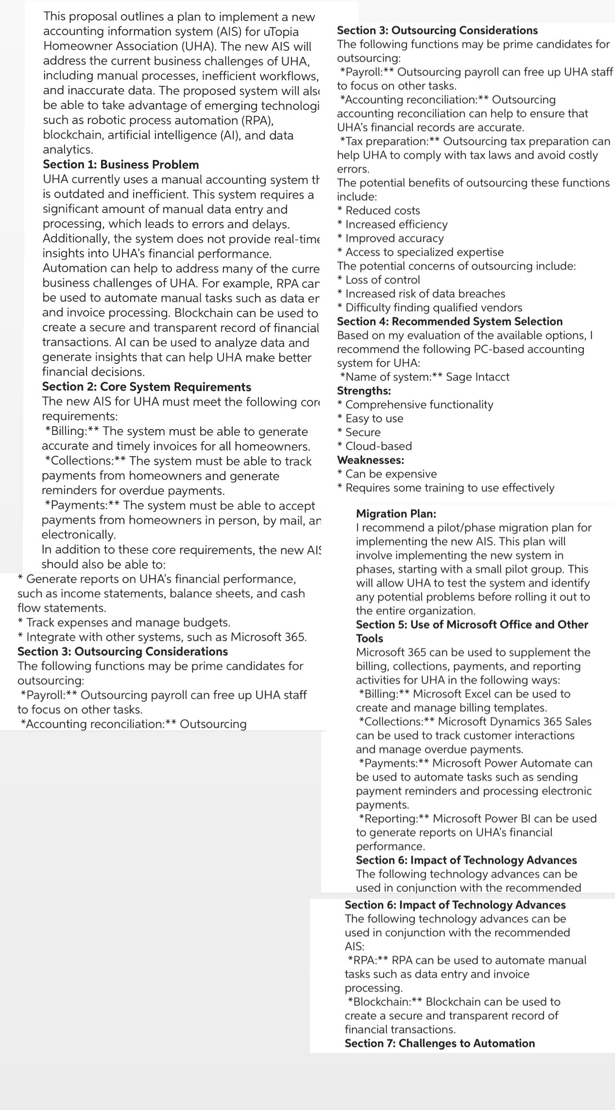 I have an assignment which is called aTechnology Project ? I will