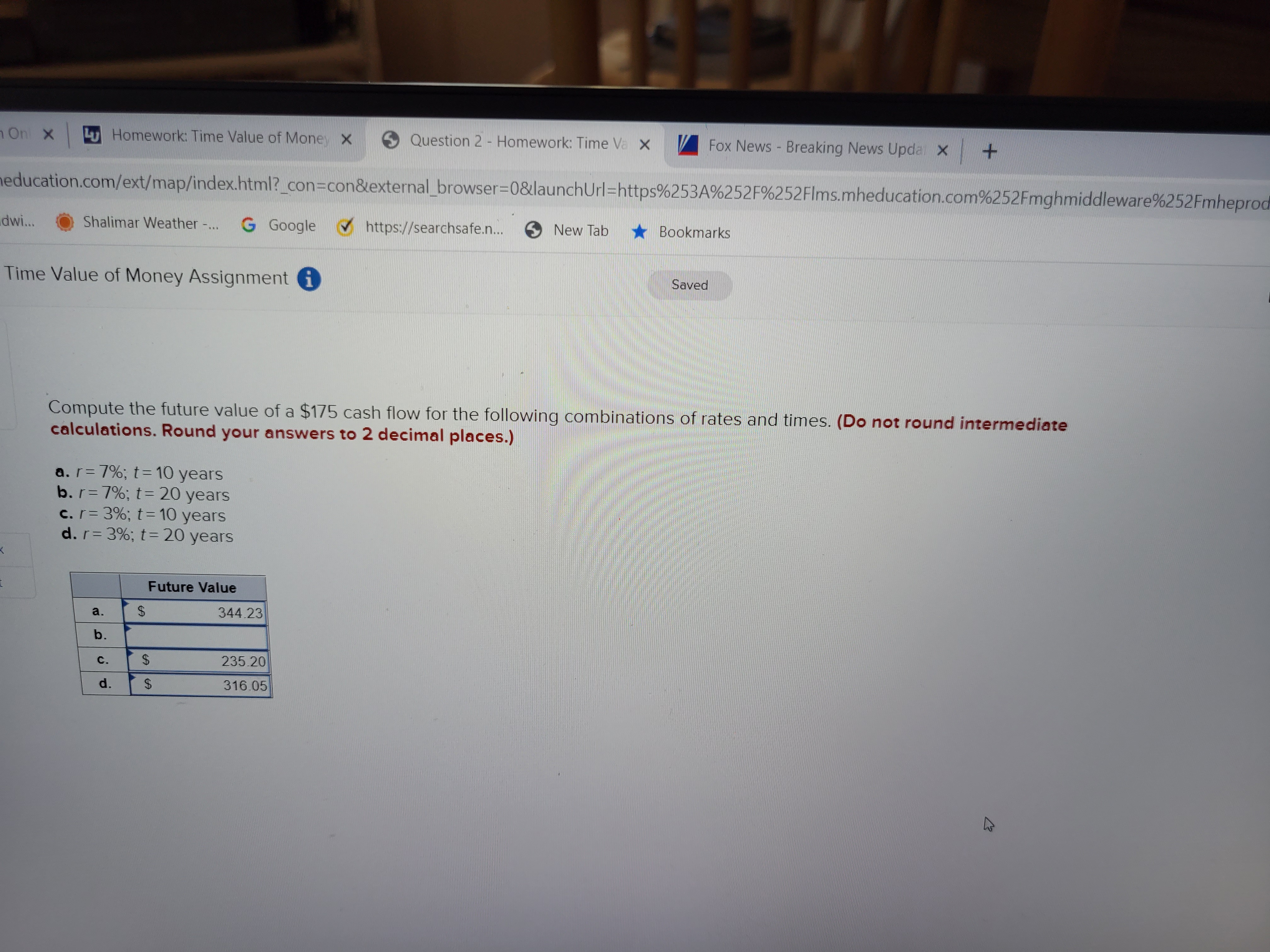 Please review and answer the following question. I was able to get