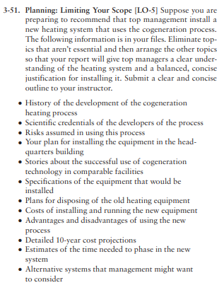  Make an outline for this exercise I. First major point A.