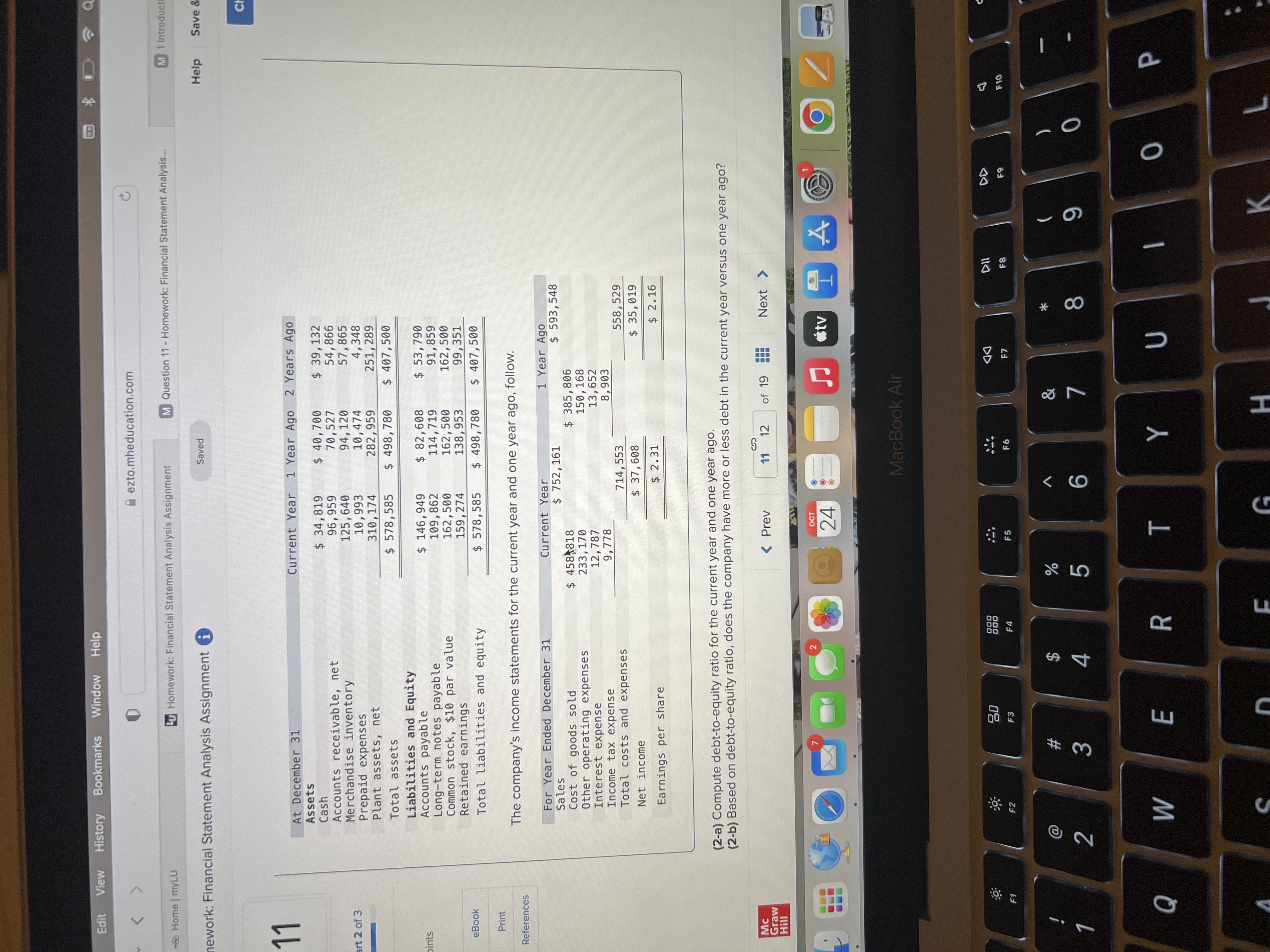 Financial Statement Analysis. M 1 Introduc nework: Financial Statement Analysis Assignment i