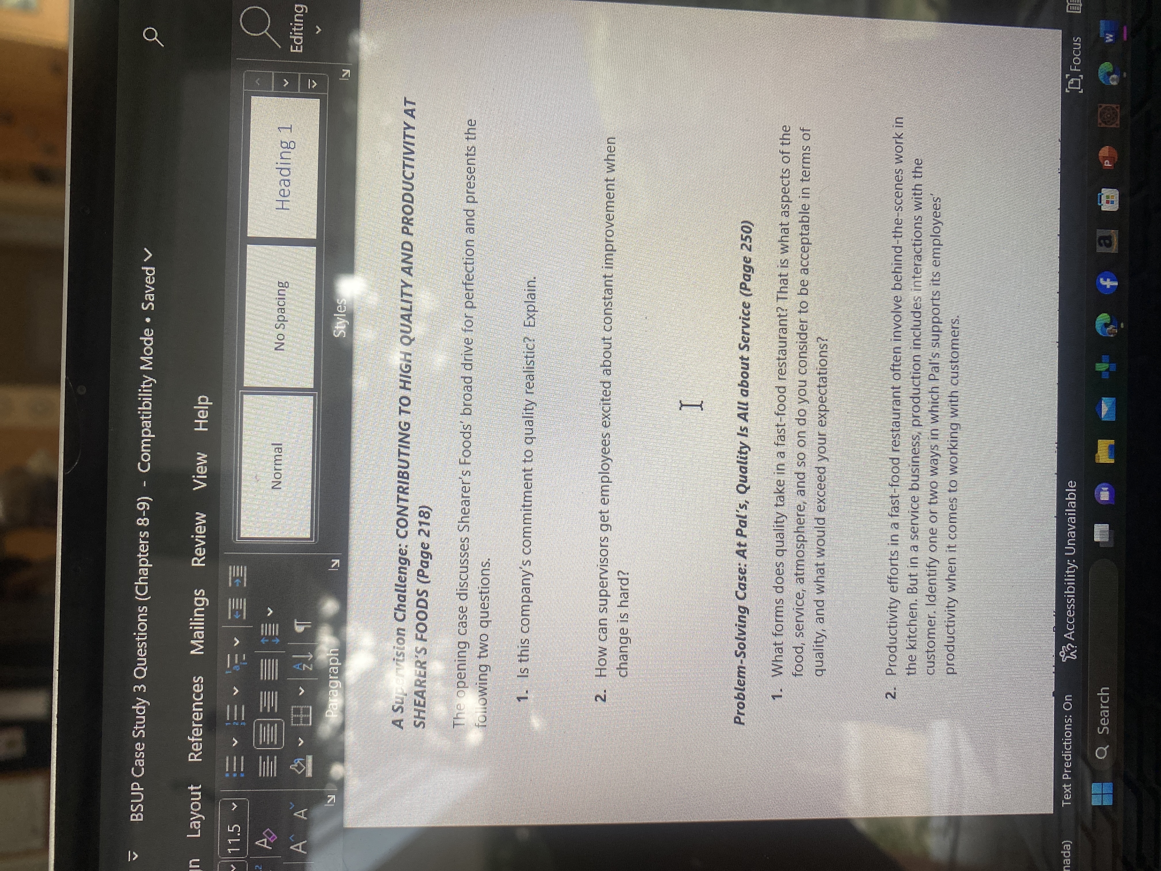 Saved v LO n Layout References Mailings Review View Help 11.5 PC