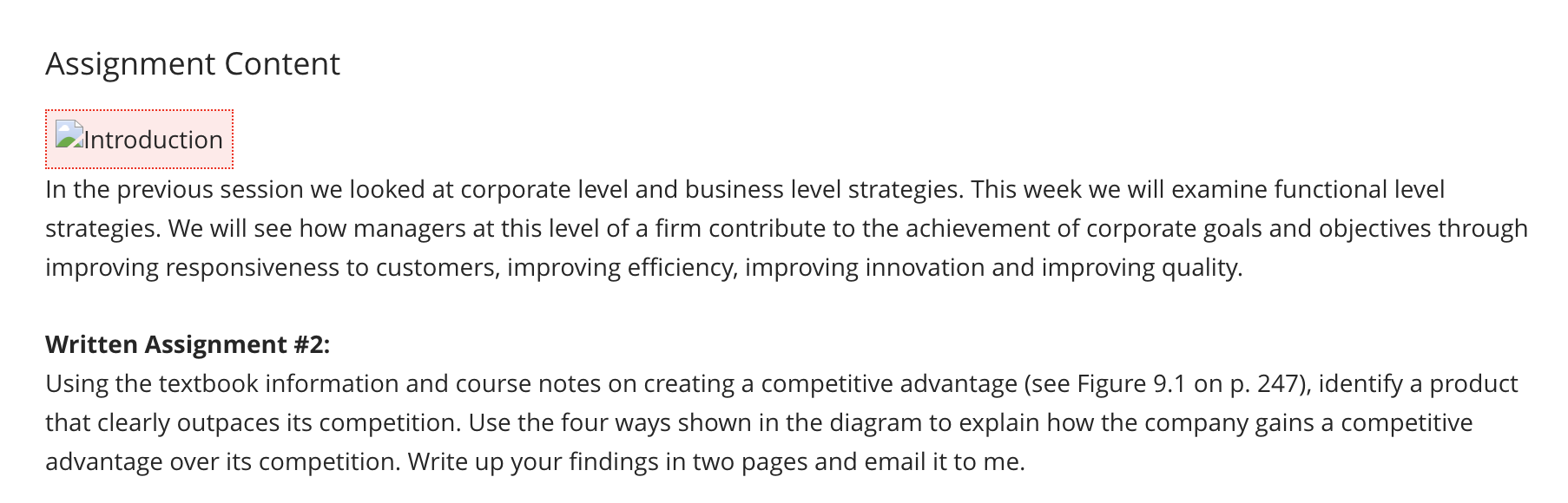 contribute to the achievement of corporate goals and objectives through improving responsiveness