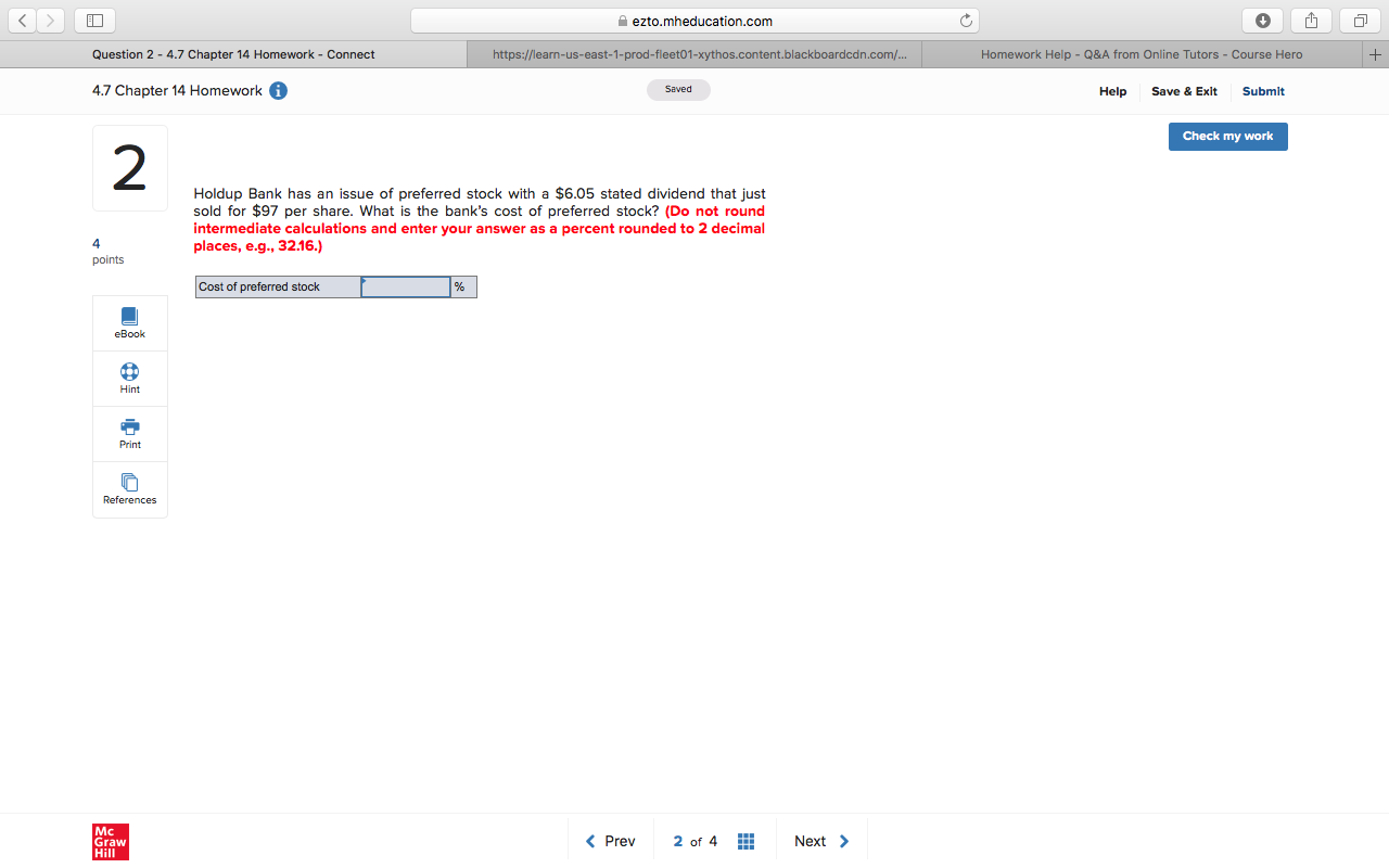 Course Hero 4.7 Chapter 14 Homework Saved Help Save & Exit Submit