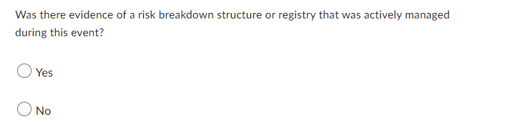 any evidence of how probability and impact were used to determine risk