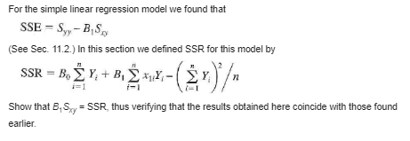 equations for the multiple linear regression model given in Sec. 12.1 to