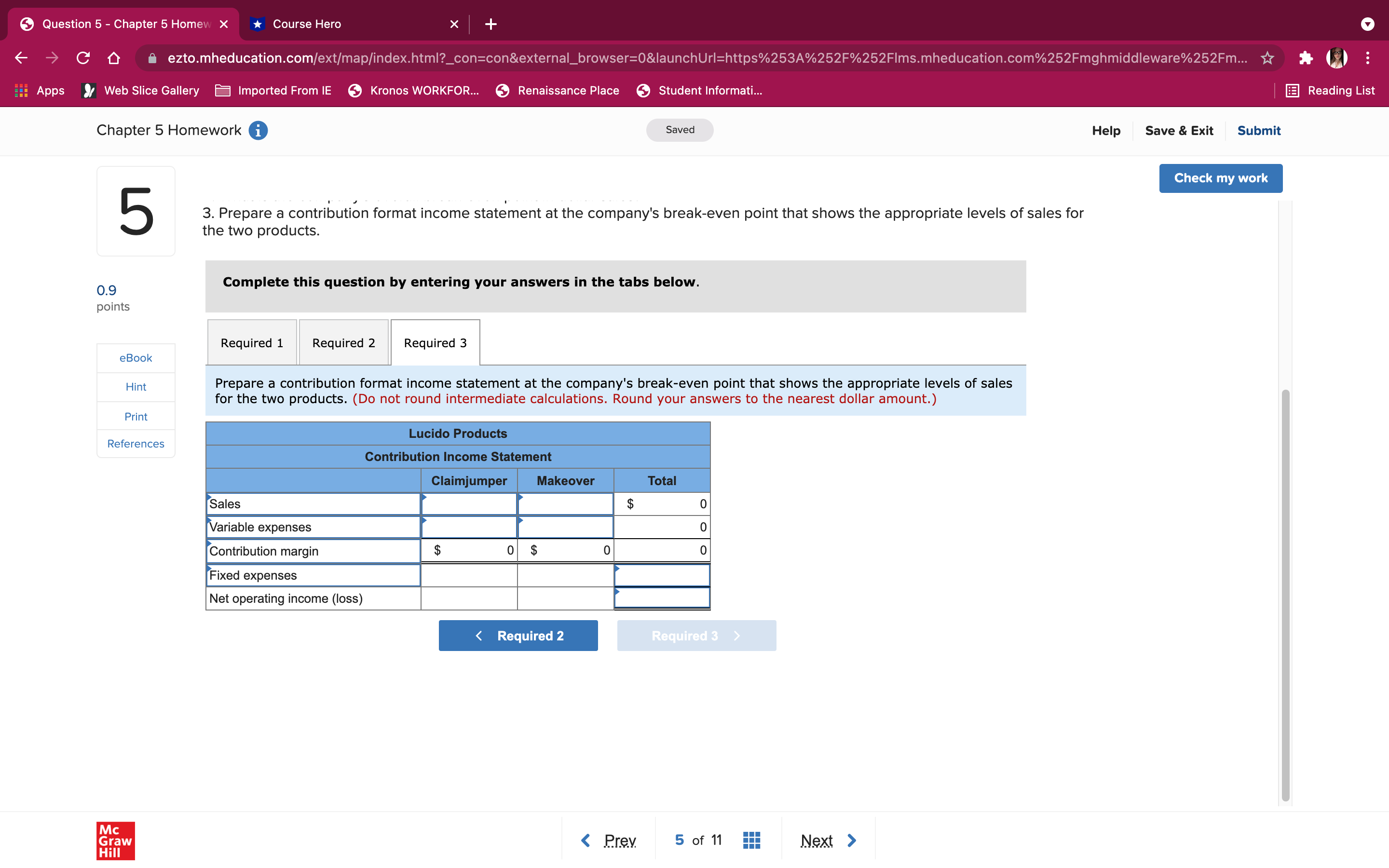 From lE e Kronos WORKFOR... 6 Renaissance Place 6 Student lntormati... Reading
