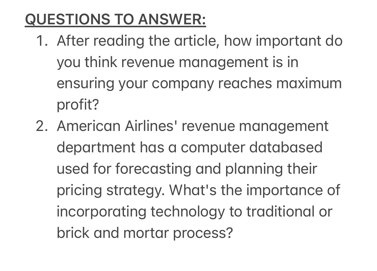 Read the case and answer the questions. Please answer it long.
