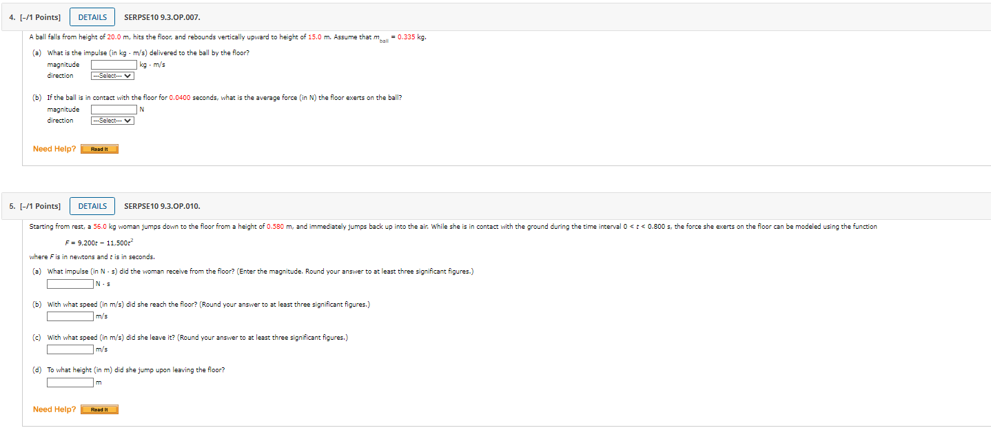 of 15.0 m. Assume that m = 0.335 kg. (a) What is