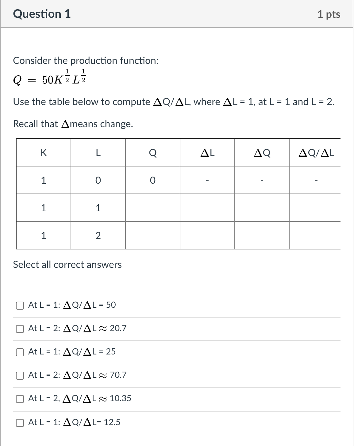  Please solve the problems below Question 3 1 pts Suppose that