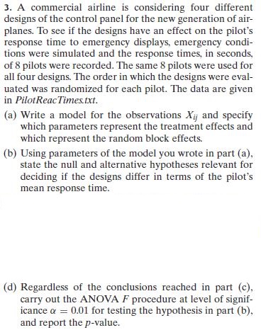 effect on the pilot's response time to emergency displays. emergency condi tions