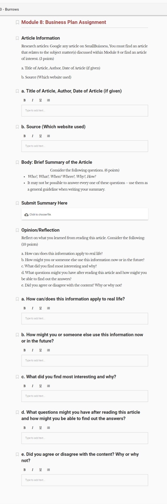 Google any article on Small Buisness, You must find an article that
