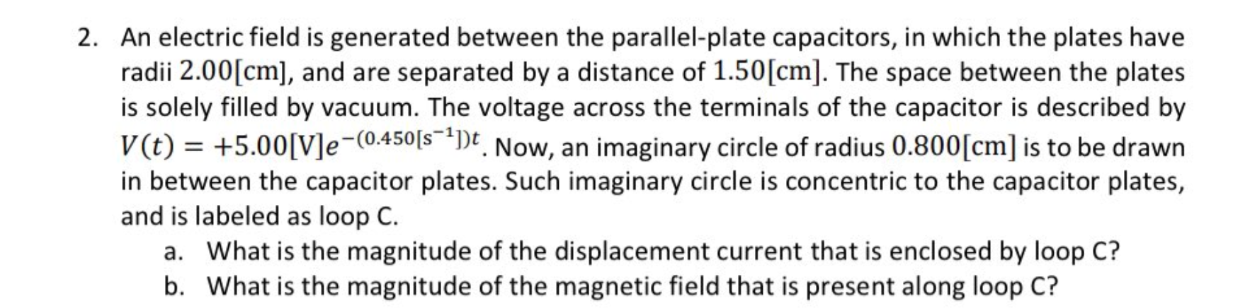 help show complete solution scanned for better understanding 2. An electric field