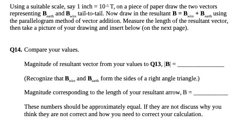  Using a suitable scale, say 1 inch = 10s T, on