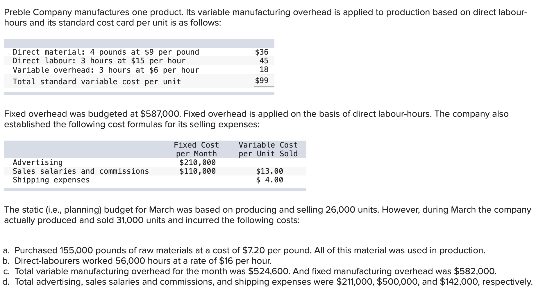  please answer from the attachments below Required: What is the materials
