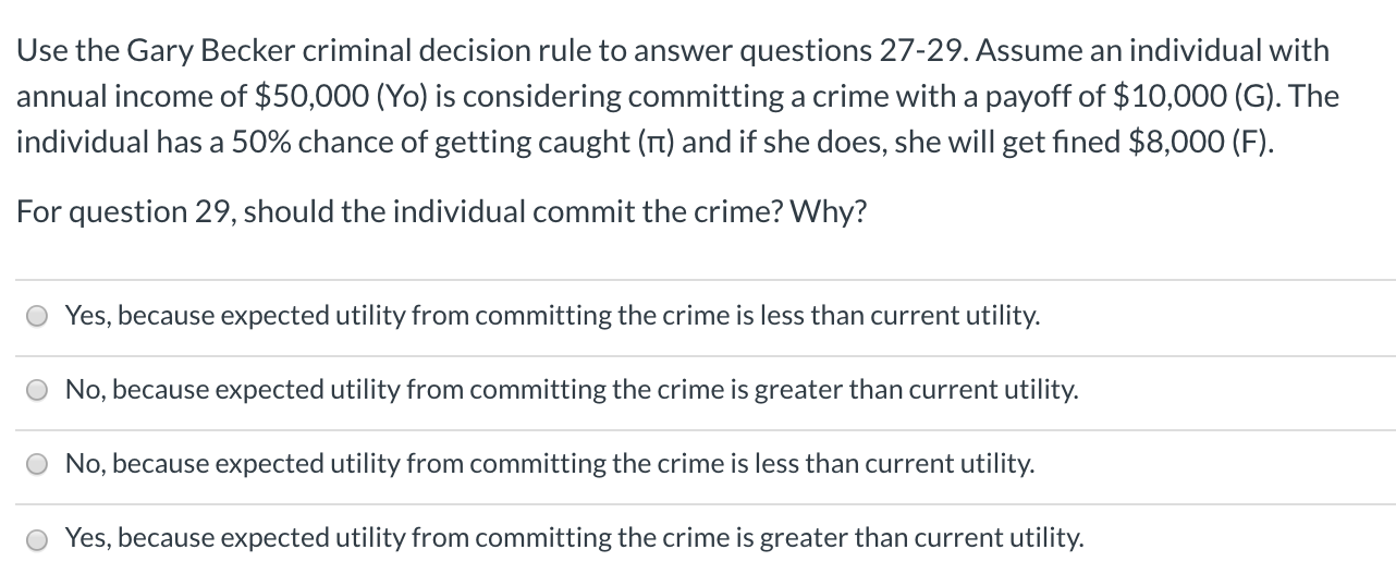 to answer questions 27-29. Assume an individual with annual income of $50,000
