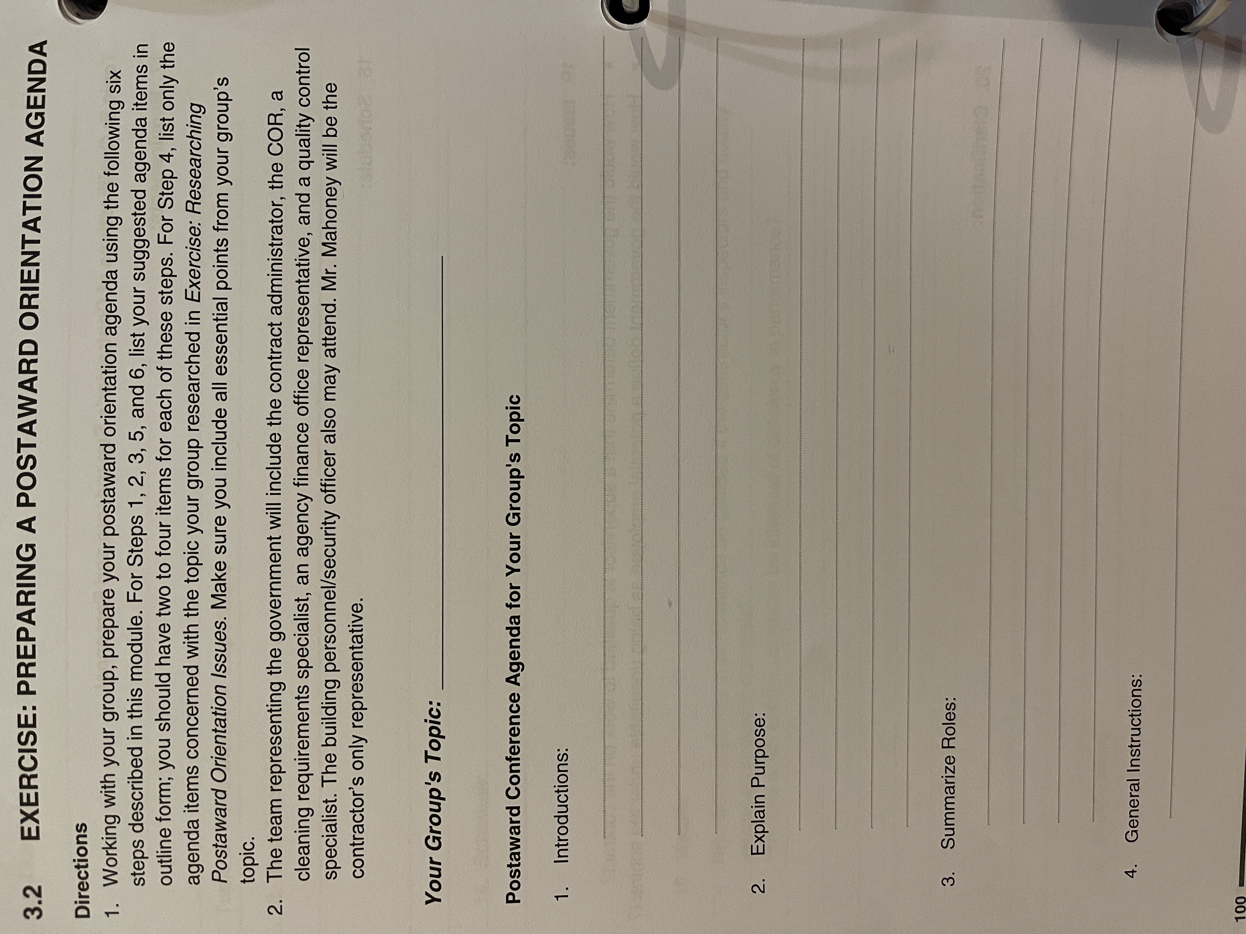 described in this module. For Steps 1, 2, 3, 5, and 6,