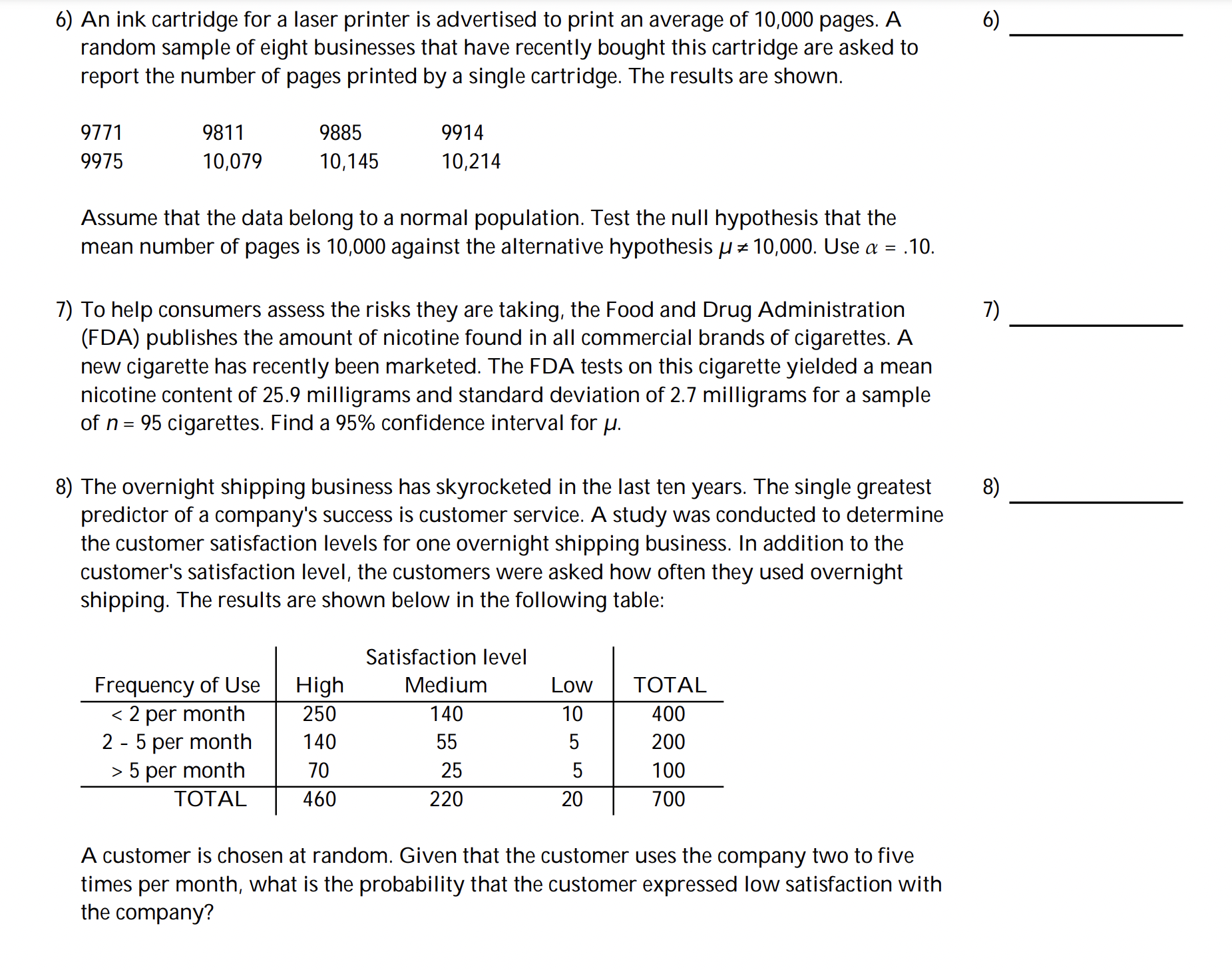 sold within 1 week of the first appearance of the ad. To