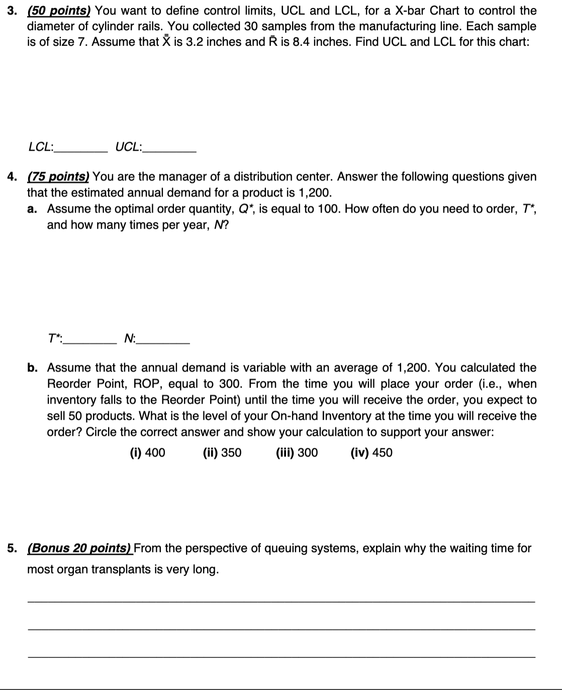of variation of effective process time, Ce, are both equal to one.