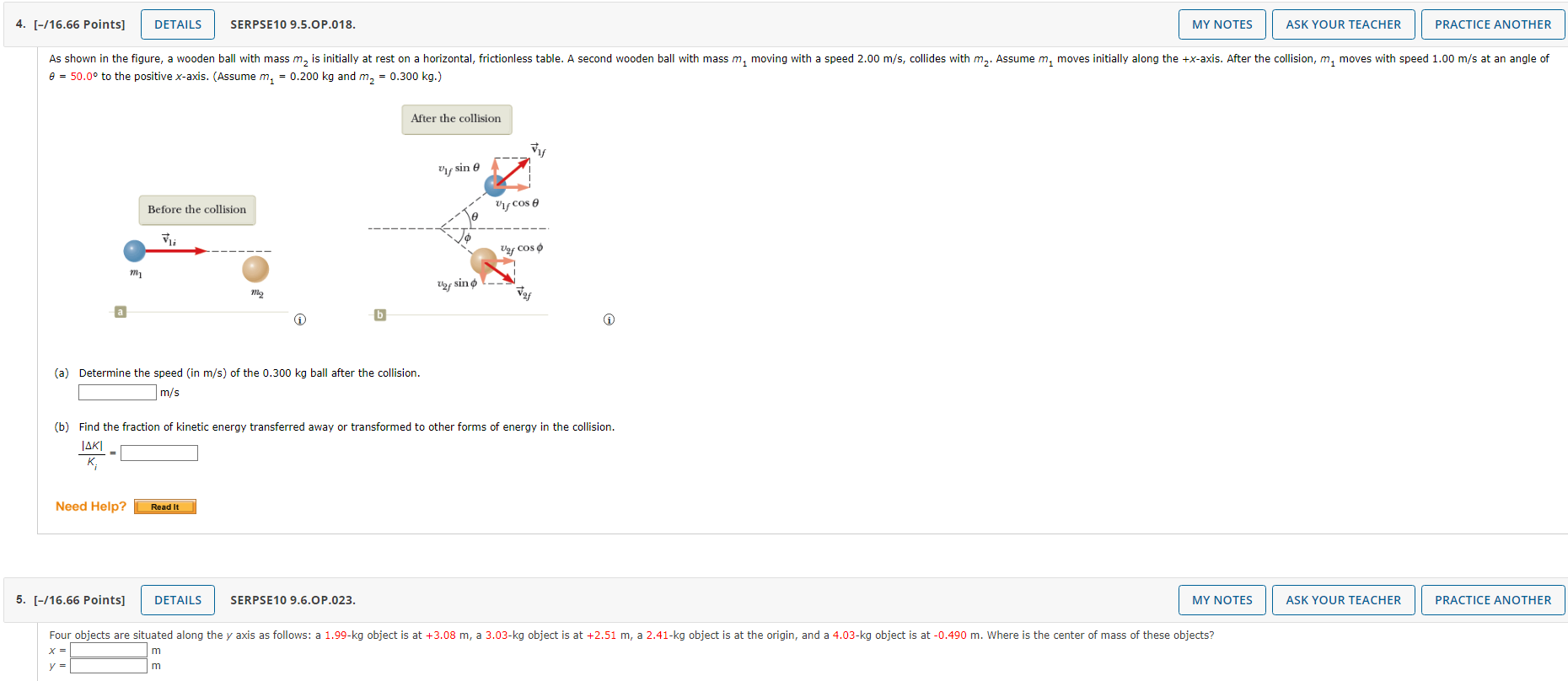 PRACTICE ANOT A particle with kinetic energy equal to 227 J has