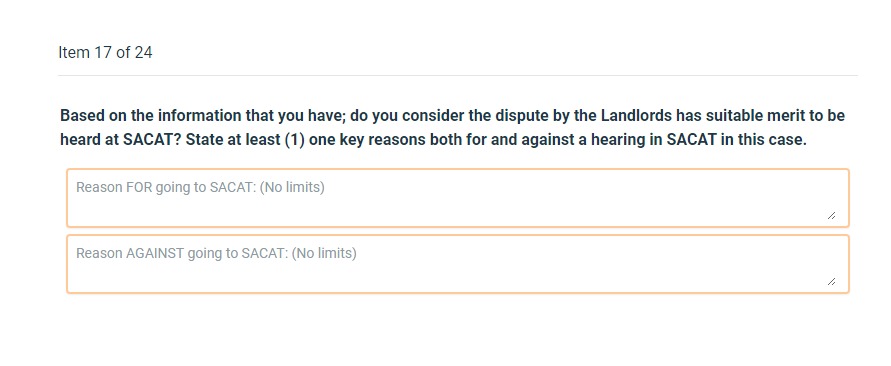 CPPREP4503 - Present at hearings in real estate (SA)Based on the information