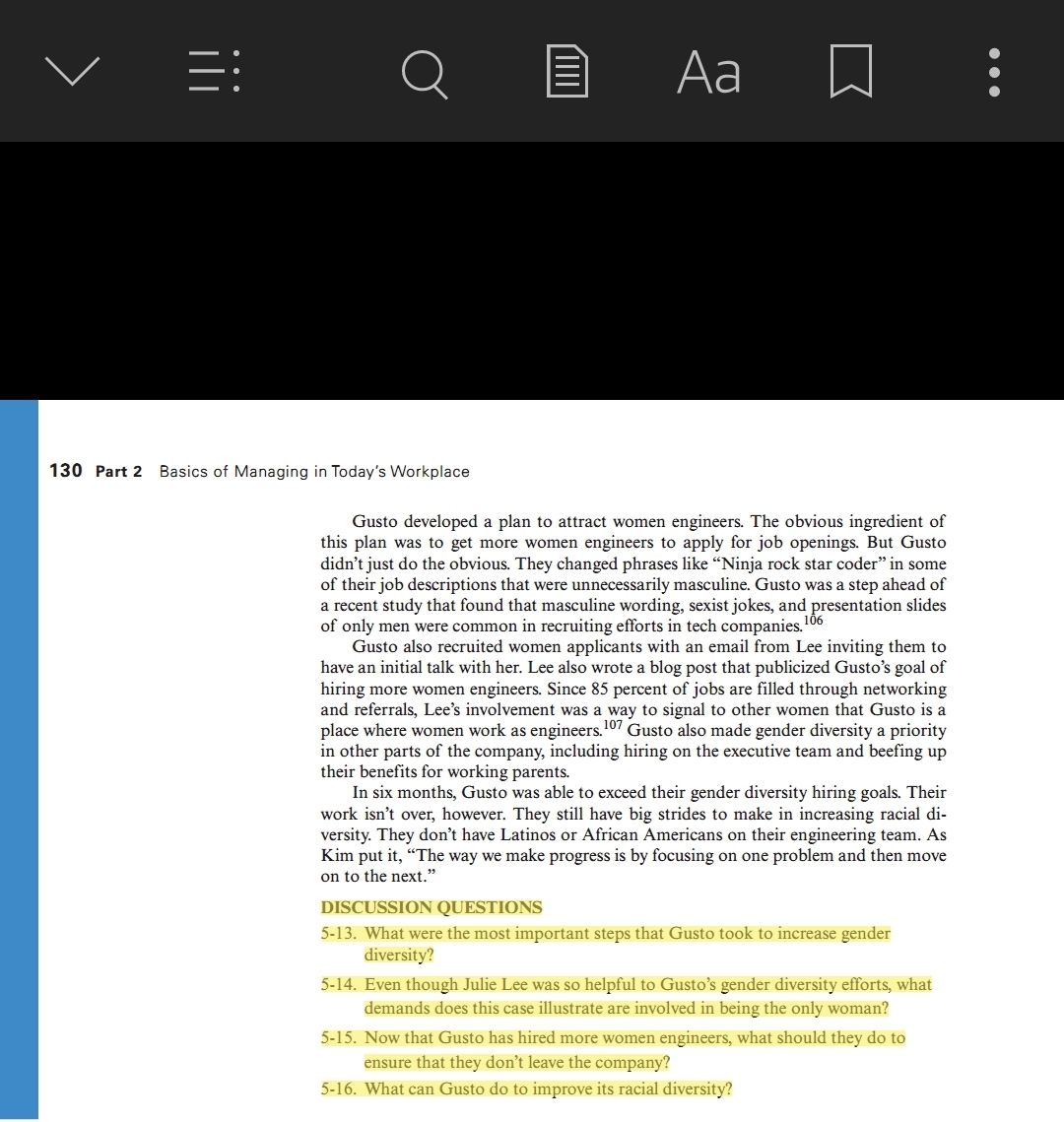 could work hard and hope more women are hired. Or you could
