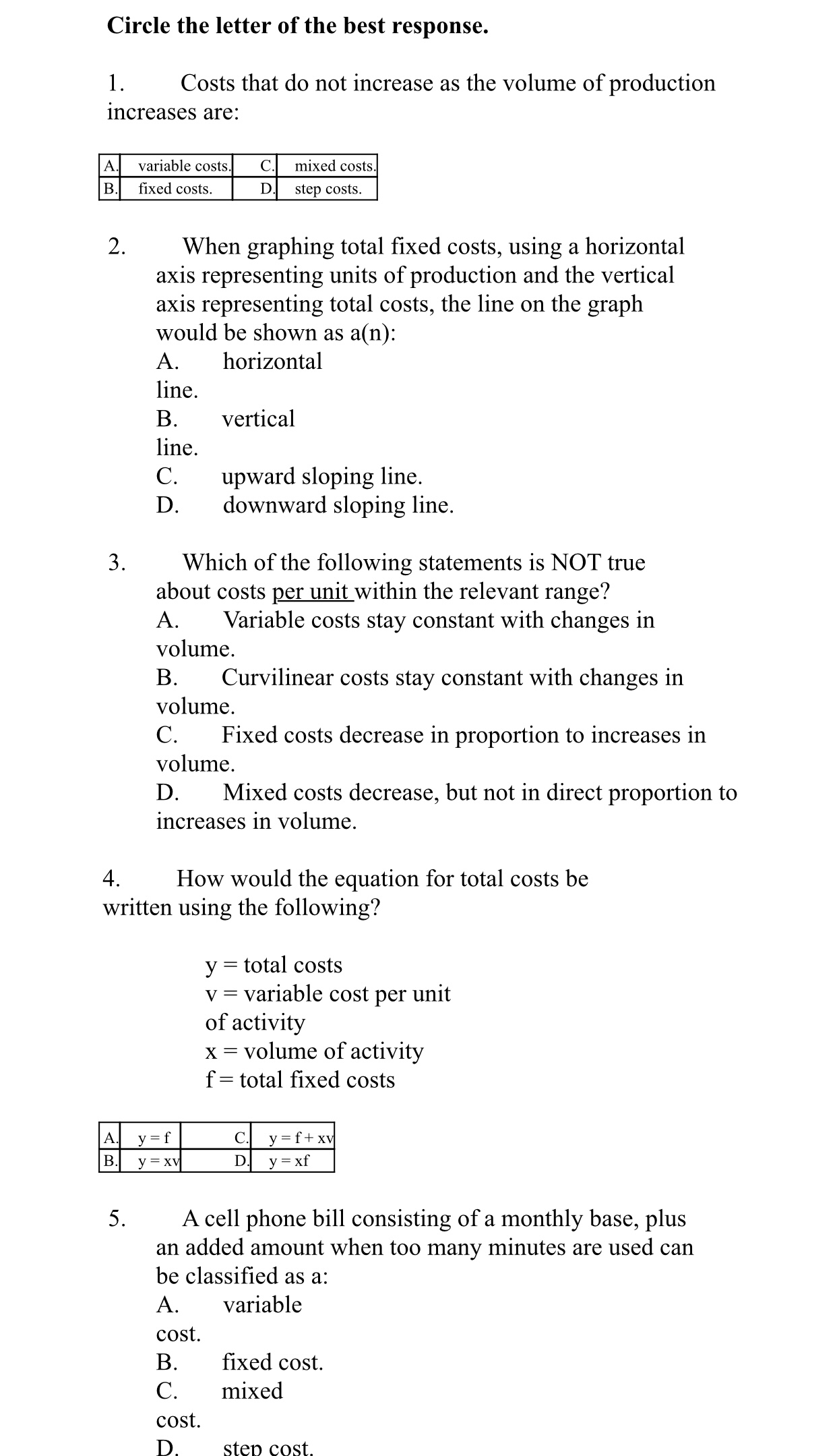 costs. D. If Flash Corporation makes 200,000 units, calculate the total costs.