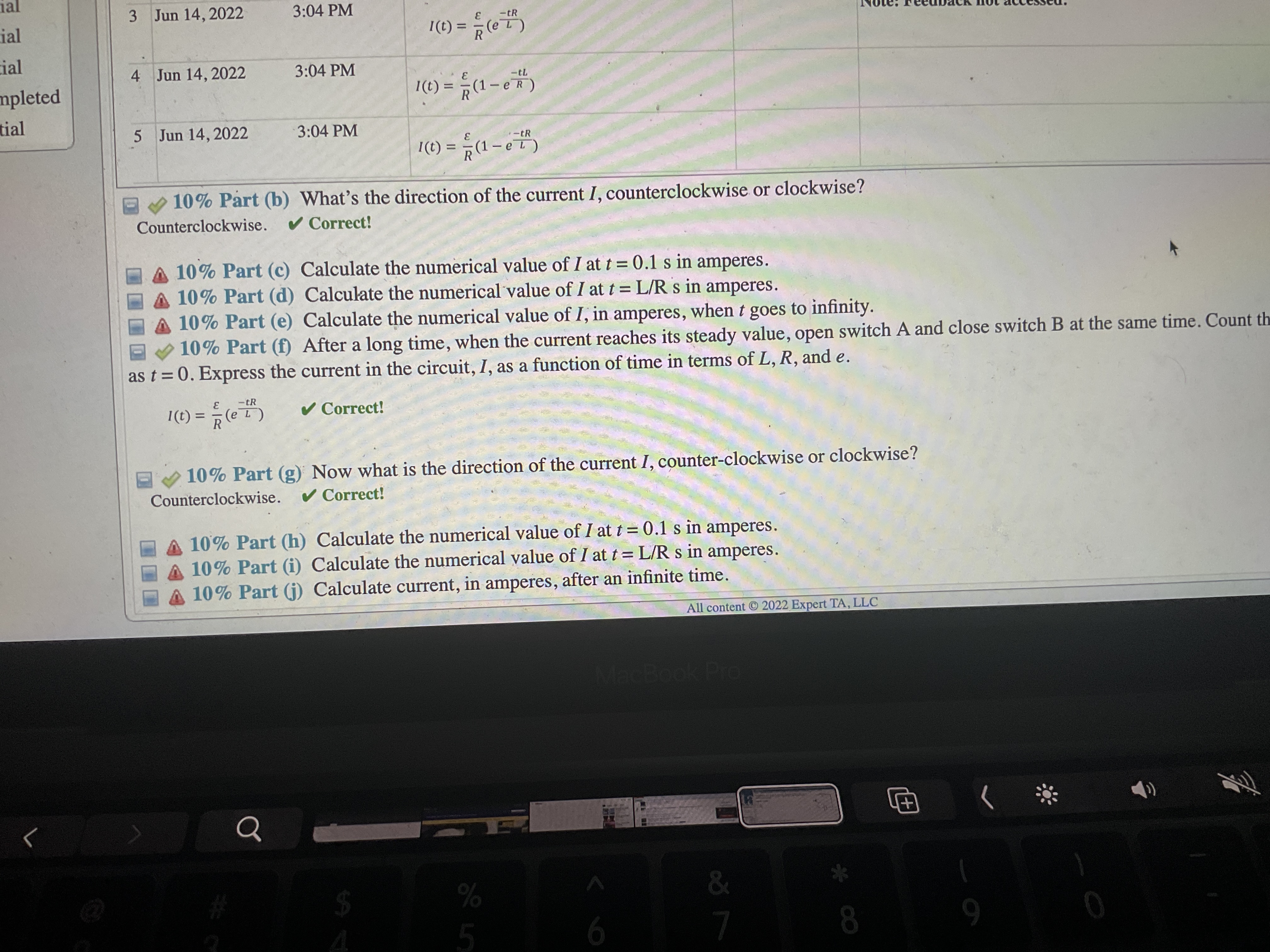 j! Much appreciated. Class Management | Help Chapter 14: Inductance Begin Date: