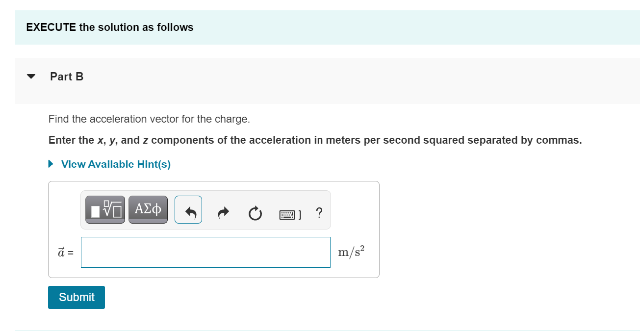 practice Problem-Solving Strategy 27.1: Magnetic Forces. Part A A particle with mass
