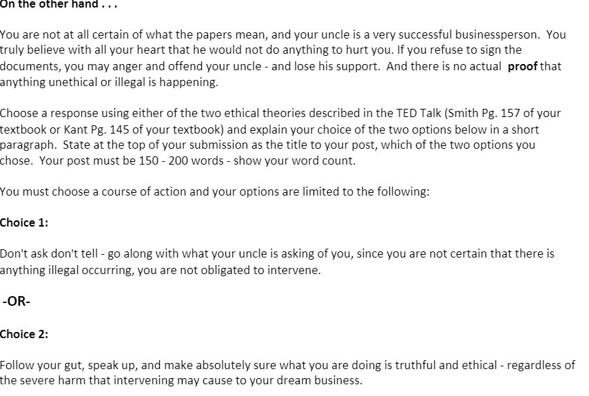 all certain of what the papers mean, and your uncle is a