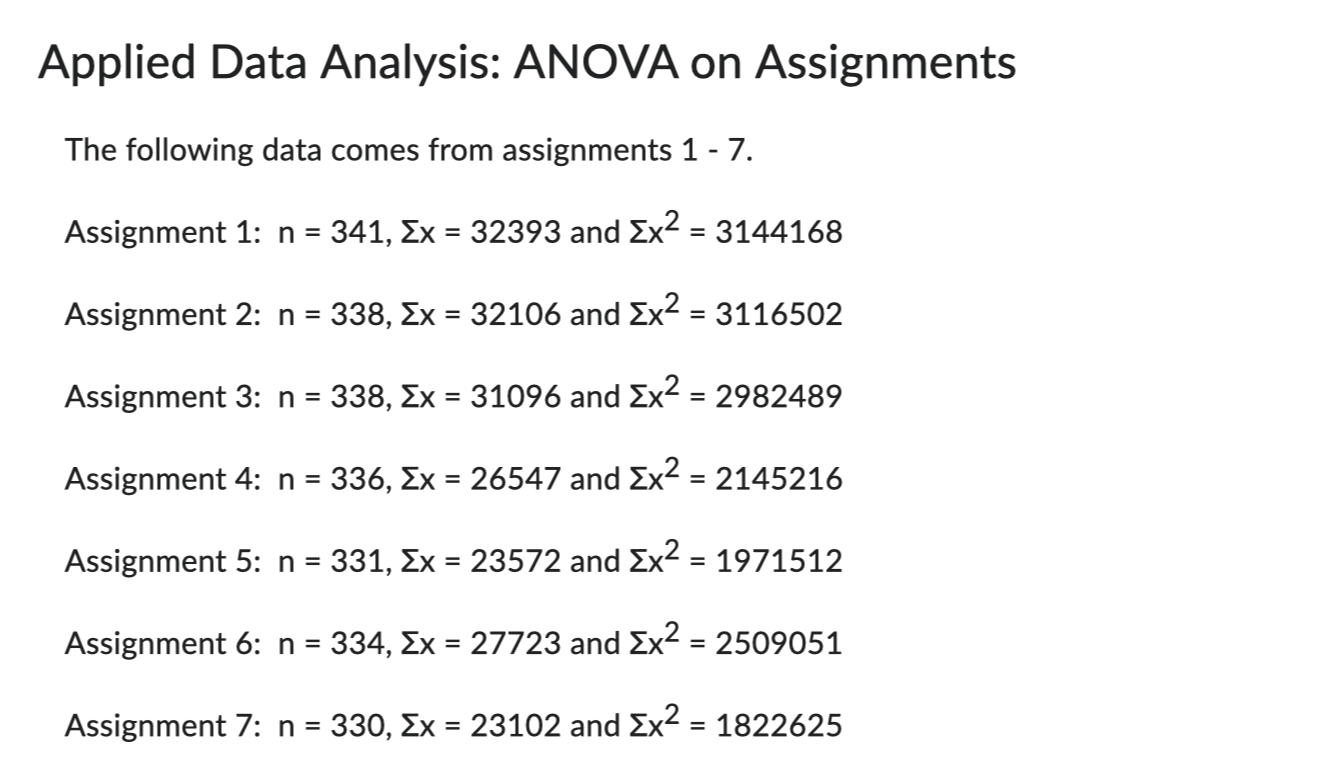 Please use the data to answer number 8-9. Select ALL correct answers