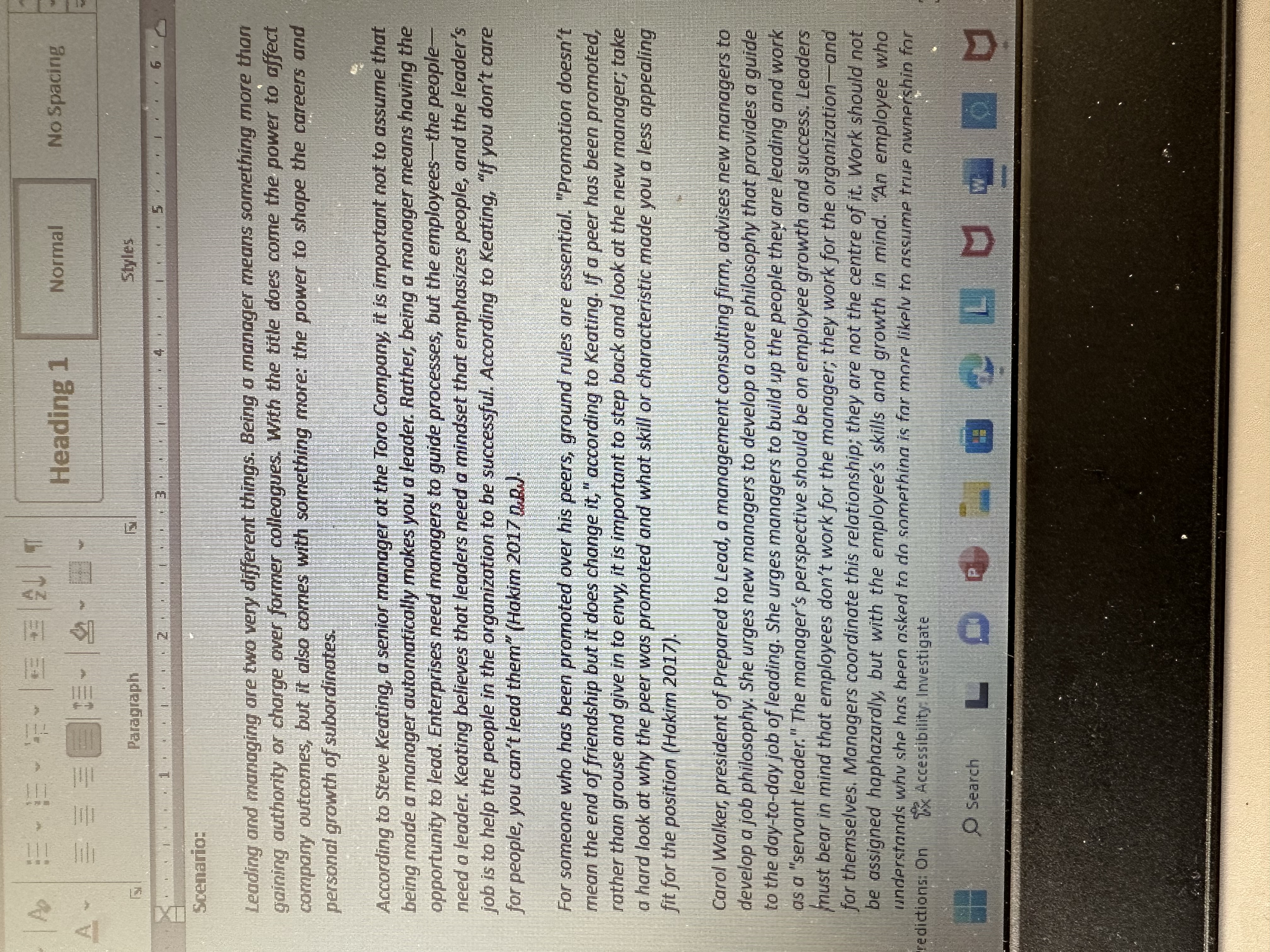 does come the power to offect company outcomes, but it also comes