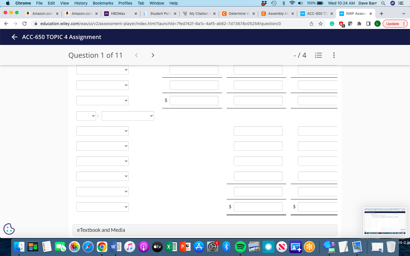 My Citation li x C Determine th x C Assembly lin x